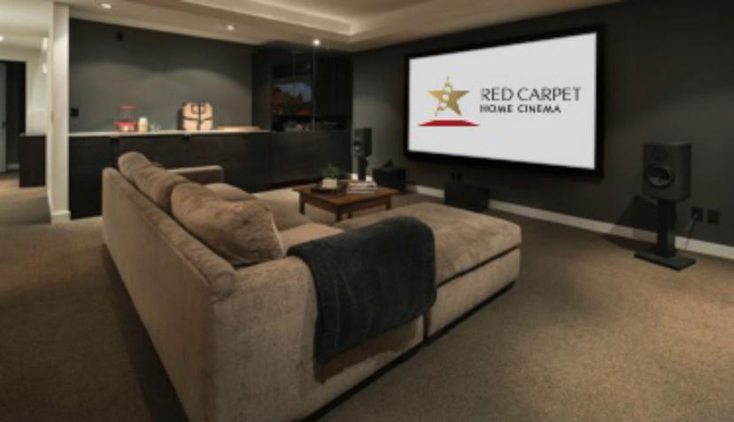 Es un servicio de lujo que proporciona acceso a nuevas películas cuando se lanzan (Red Carpet Home Cinema).