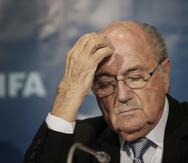 El expresidente de la organización, Joseph Blatter, es sospechoso de mala administración del dinero de la FIFA. (AP)