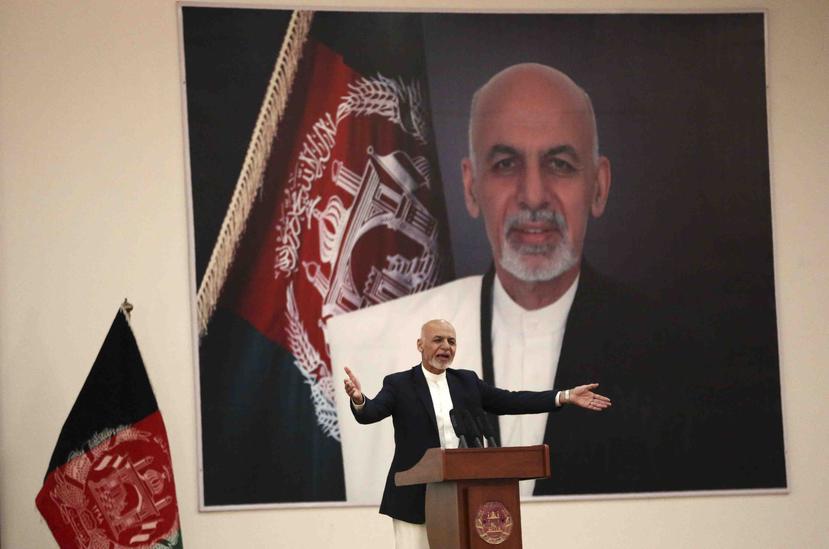 El presidente afgano Ashraf Ghani. (AP)