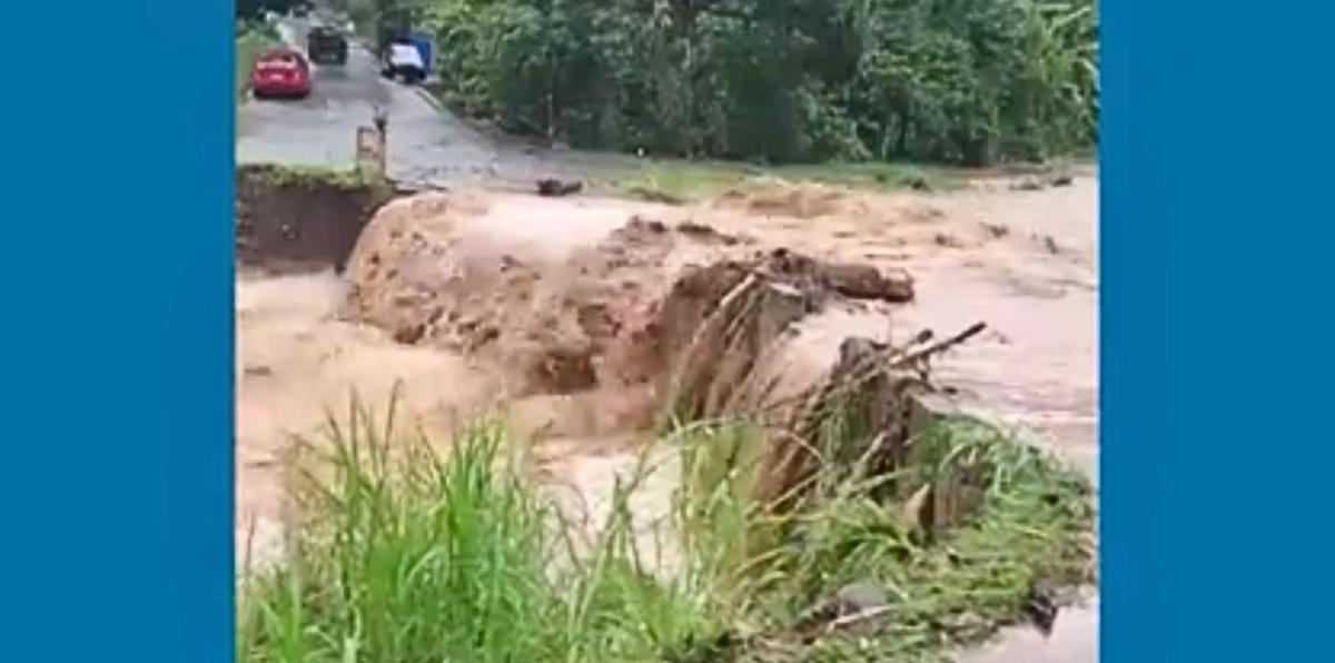 "Lloviendo sobre mojado": captan cómo río salió de su cauce en Lares