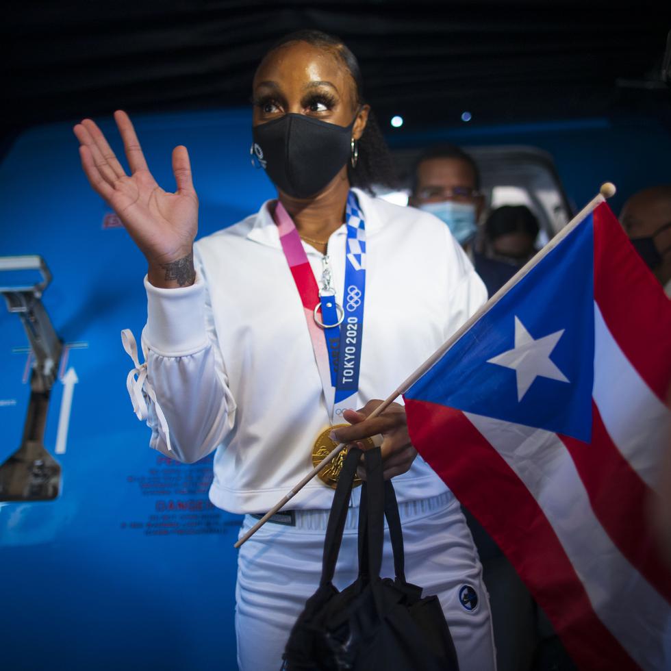 La boricua describió como "un sueño" su victoria y su visita de celebración a Puerto Rico.