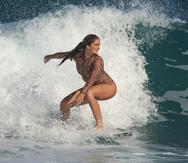 Havanna Cabrero quedó en la tercera posición de la rama femenina del Barbados Surf Pro.