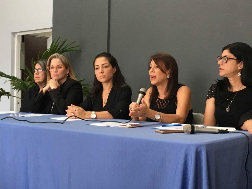 El Junte de Mujeres está formado por Carmen Yulín Cruz, María de Lourdes Santiago, Alexandra Lúgaro, Mariana Nogales, María de Lourdes Guzmán y Wilma Reverón Collazo. (GFR Media)