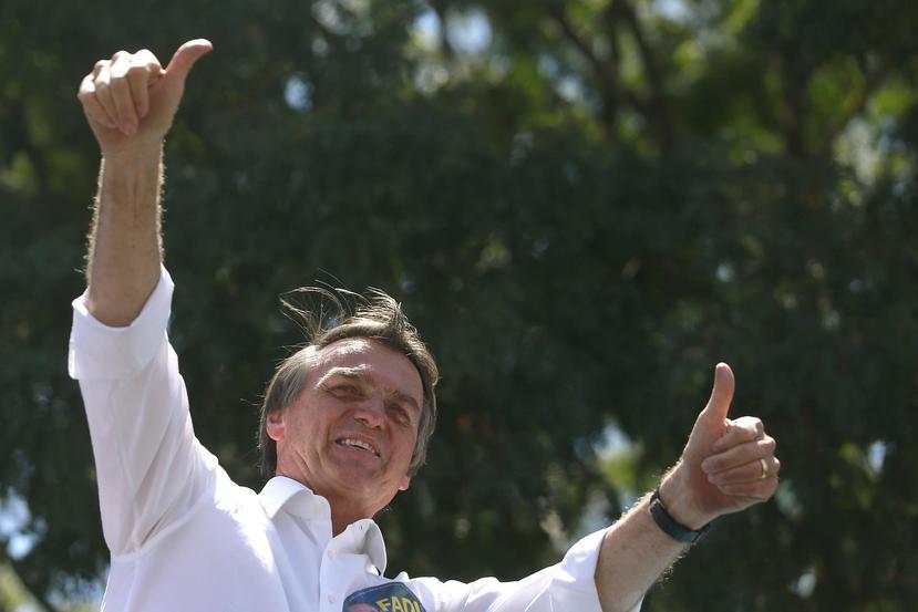 El candidato a la presidencia de Brasil por el partido (PSL), Jair Bolsonaro. (EFE)