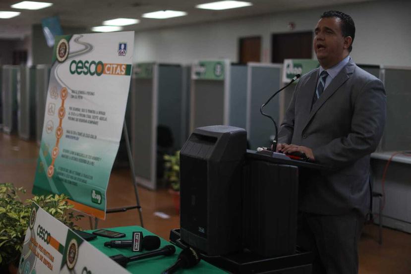 El secretario del Departamento de Transportación y Obras Públicas (DTOP), Carlos Contreras.