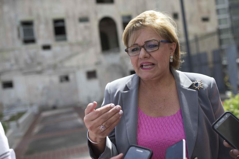 Norma Burgos, comisionada electoral del Partido Nuevo Progresista. (GFR Media)