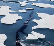 El hielo en el archipiélago ártico canadiense.