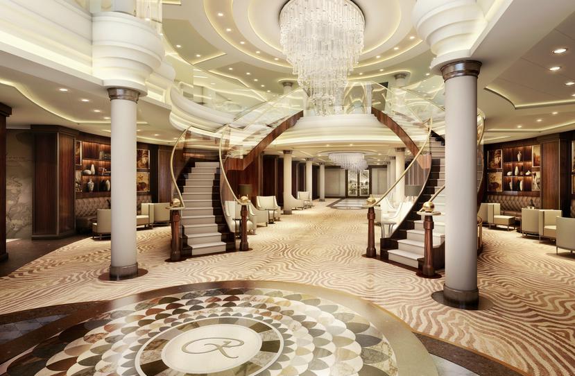 El Compass Rose es el restaurante principal de la flota de Regent Seven Seas Cruises.