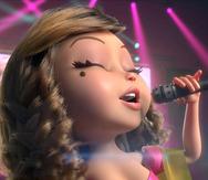 La fenecida artista fue recreada en una animación para el nuevo video musical.