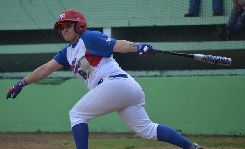 Lisandra Berríos, bateadora de Puerto Rico. (Suministrada)