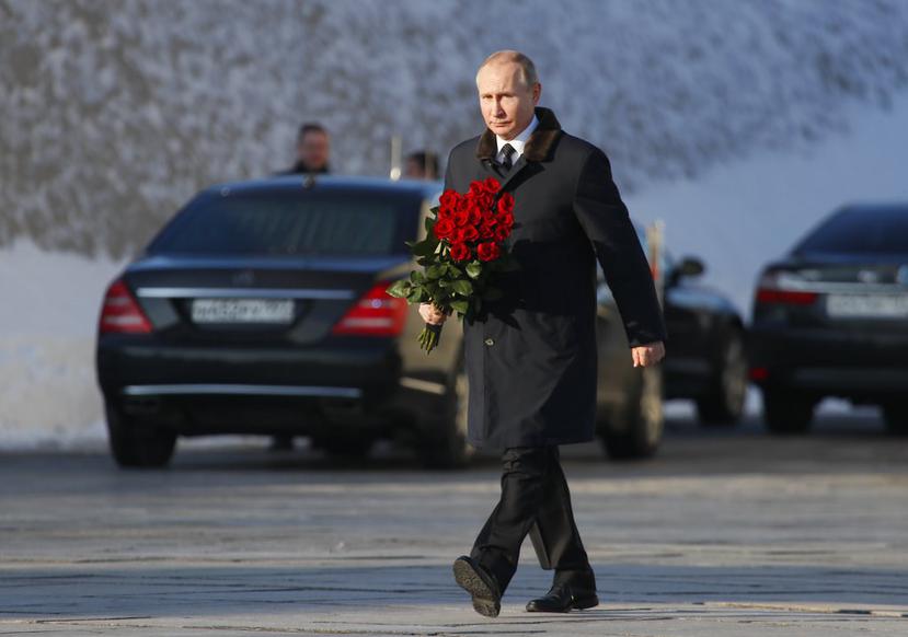 Vladímir Putin espera ganar por cuarta vez consecutiva las elecciones presidenciales, el próximo 18 de marzo (AP).