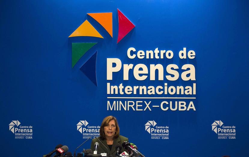 Josefina Vidal, directora general para EE.UU. del Ministerio de Relaciones Exteriores de Cuba, indicó que la medida contra Halliburton es "contraria" al nuevo enfoque de la política de EE.UU. hacia la isla. (AP)
