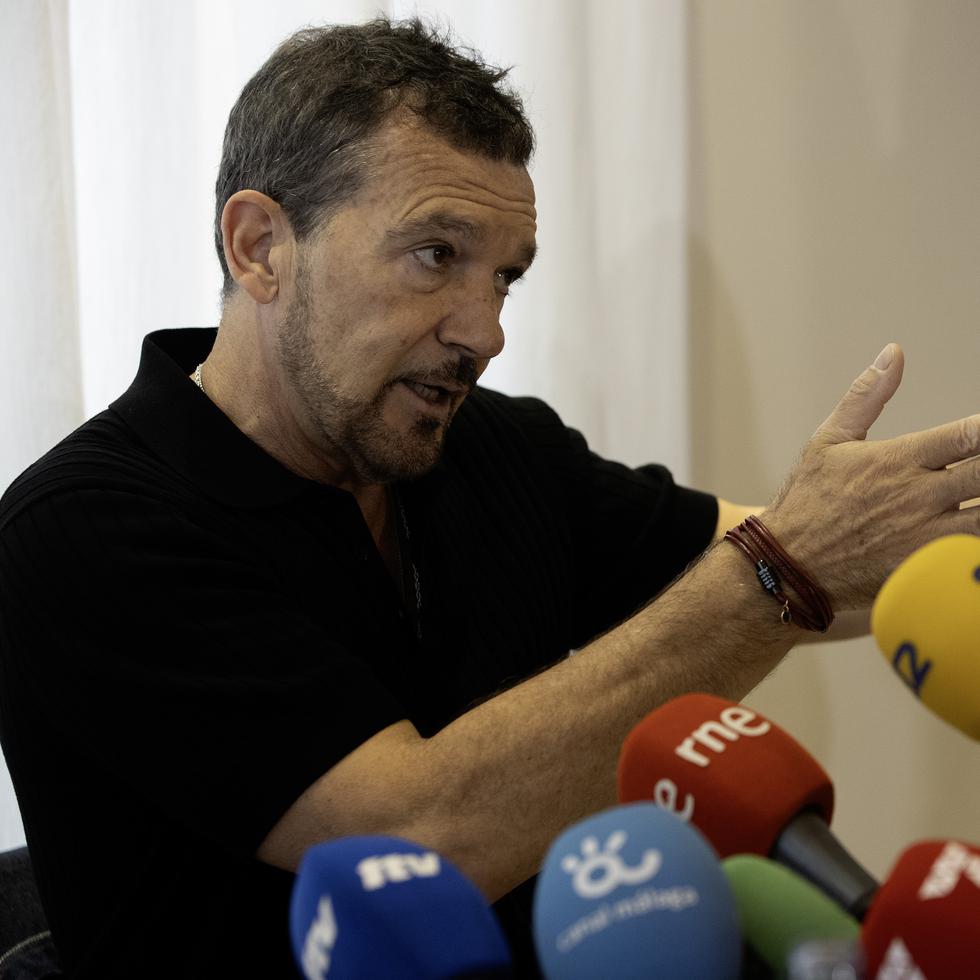 El actor y director español Antonio Banderas, este martes en la ciudad española de Málaga. EFE/Jorge Zapata
