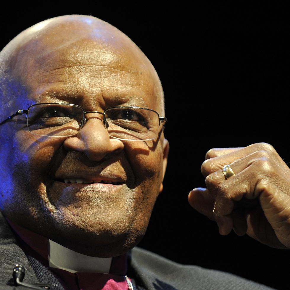 El arzobispo emérito Desmond Tutu, en una fotografía de archivo. EFE/EPA/ANDY RAIN

