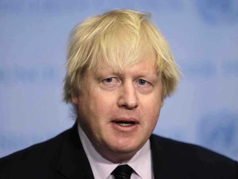 Boris Johnson, ministro británico de Exteriores. (AP)