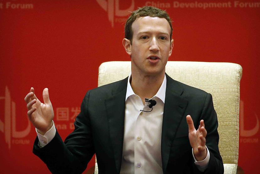 Mark Zuckerberg recorrió dos sectores de Puerto Rico que no fueron identificados en la presentación virtual. (AP / Mark Schiefelbein)
