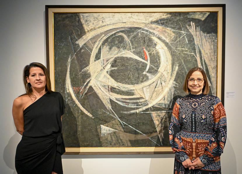Marilú Purcell, curadora de la exhibición en el MADMi junto a Iraida Rodríguez Negrón, curadora del Museo de Arte de Ponce.