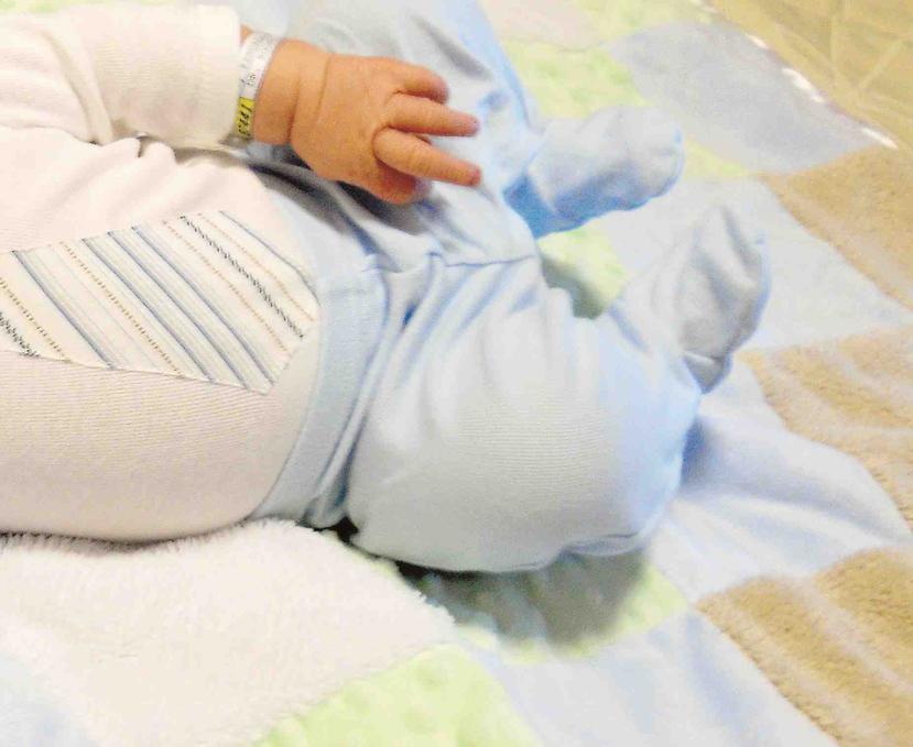 Abrahim Hassan es un bebé de cinco meses. (Archivo AP)