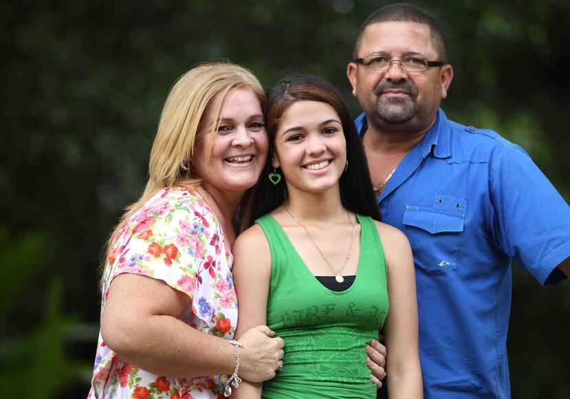 Mayra Maldonado y Miguel Cruz padres de Odalys Cruz Maldonado secuestrada a los dos días de nacida.