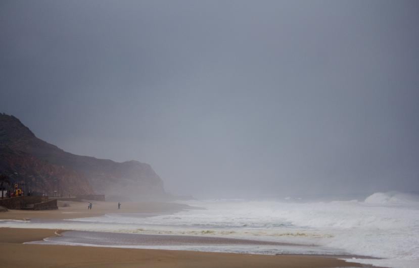 Es probable que la tormenta provoque oleaje peligroso a lo largo de la costa mexicana. Foto de archivo sobre una vista general de una playa en el estado de Oaxaca, México.