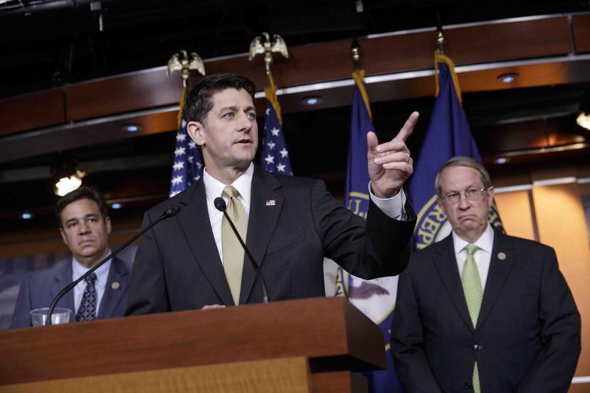 El presidente de la mayoría en la Cámara de Representantes, Paul Ryan. (AP)