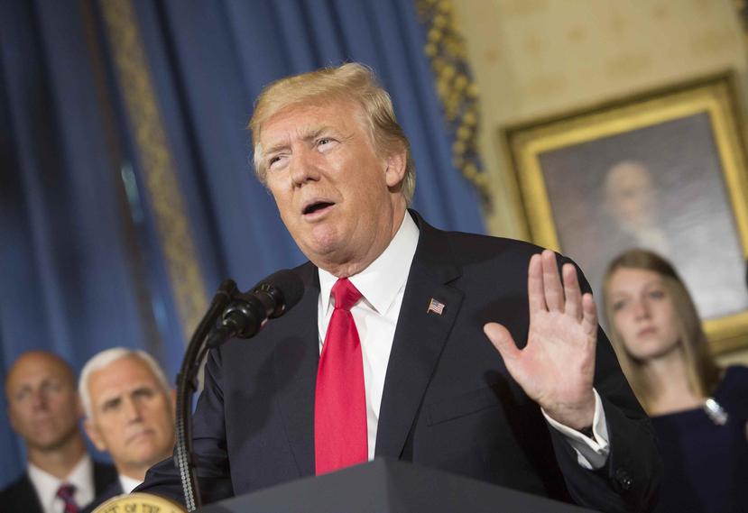 Donald Trump está molesto por la decisión de Sessions de apartarse de la investigación del gobierno sobre la implicación de Rusia en las elecciones presidenciales del año pasado. (EFE)