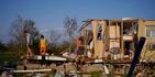Una vivienda destruida por el huracán Ida en en Dulac, Luisiana.
