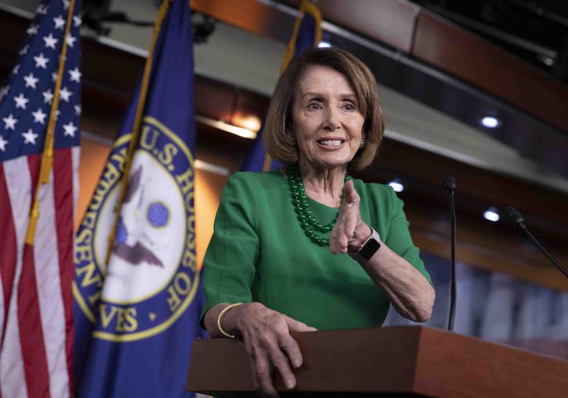 La mayoría de los demócratas consideran el muro “inmoral, ineficaz y caro”, asegura Nancy Pelosi. (AP / J. Scott Applewhite)