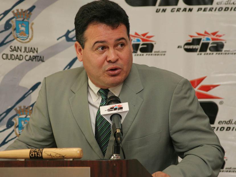 El exgrandesligas Michael Pérez fue el presidente de la Asociación de Peloteros de Puerto Rico. (Archivo)