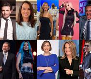 Algunas de las personalidades que protagonizaron las noticias más vistas de la sección de Entretenimiento en 2021.