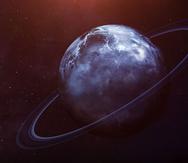 Aquí se puede ver la inclinación de Urano. (Shutterstock)