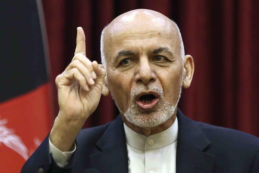 El presidente de Afganistán, Ashraf Ghani. (AP)