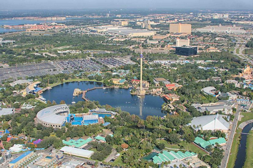 Vista aérea de Sea World Orlando. (Shutterstock)