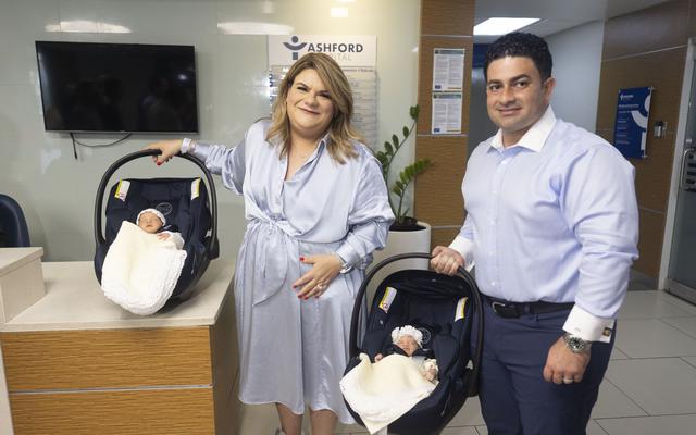 Jenniffer González sale del hospital junto a sus gemelos