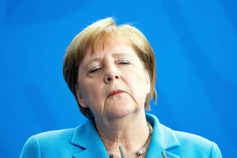 "Estoy muy bien, no hay que preocuparse", aseguró la propia Merkel, tras este tercer episodio de temblores. (EFE)