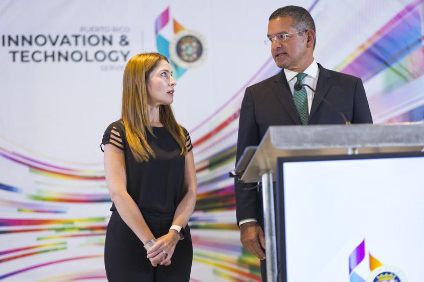 El gobernador Pedro Pierluisi y la directora interina de PRITS, Nannette Martínez Ortiz, realizaron el anuncio durante una conferencia de prensa.