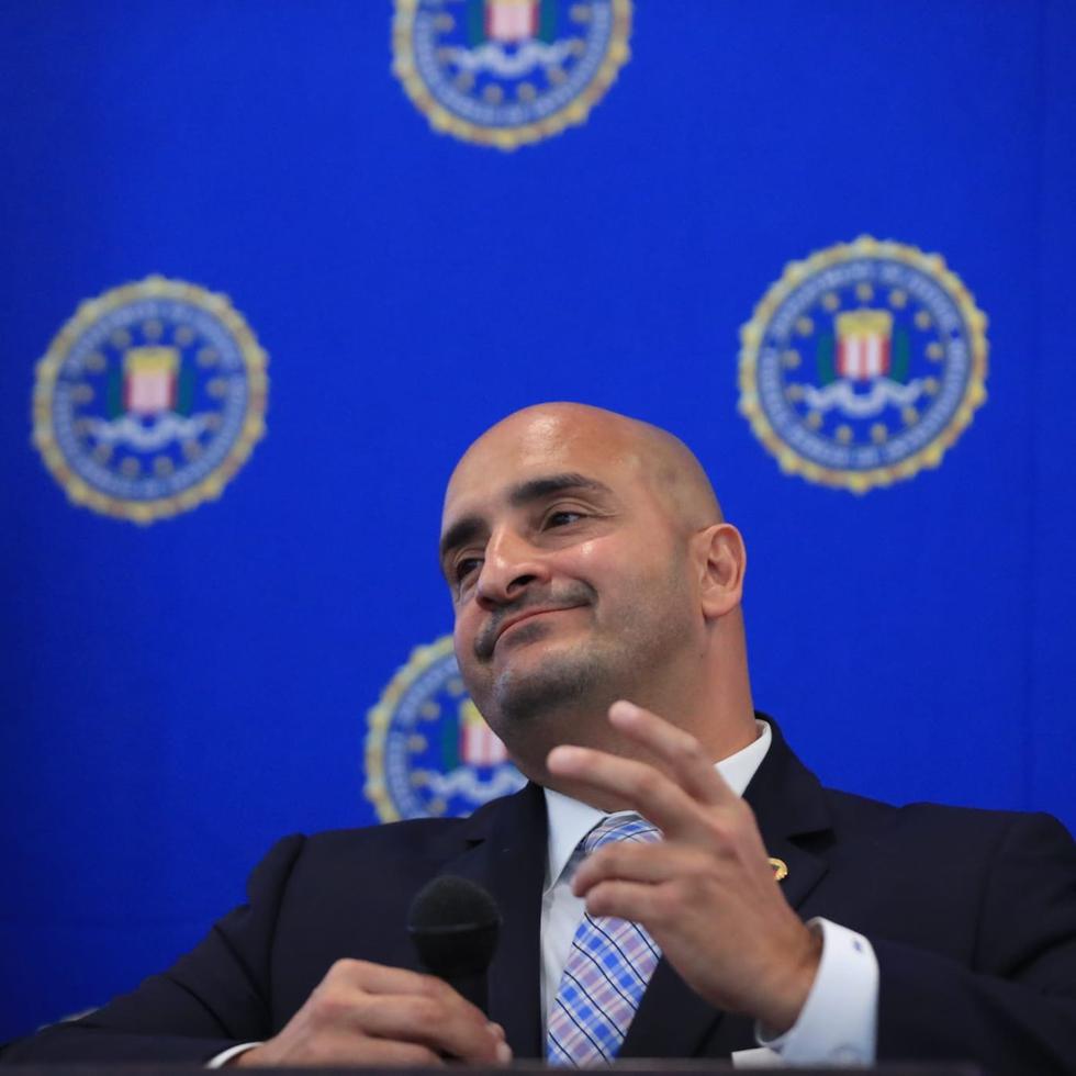 El director de FBI, Joseph González, durante la conferencia de prensa sobre el estatus de la investigación del asesinato de Alexa.