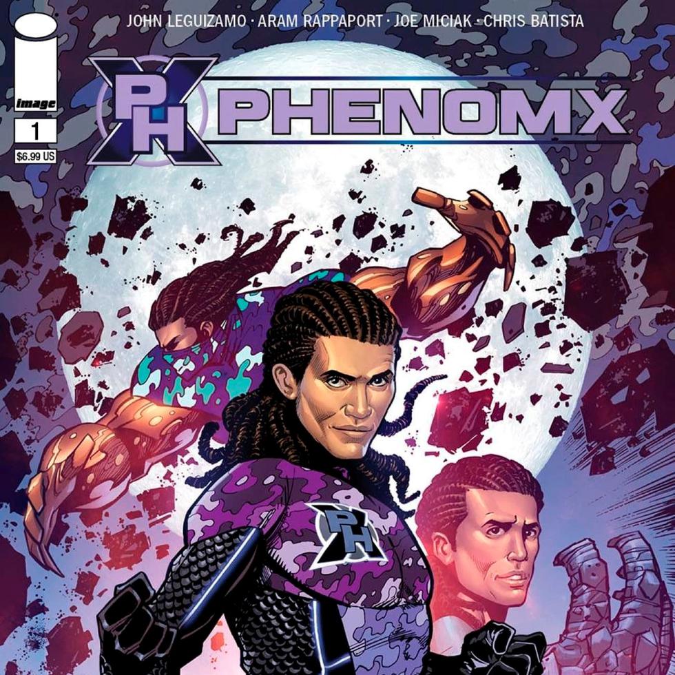 "PhenomX", un nuevo superhéroe creado por el actor John Leguizamo que espera traer más representación lataina a este sector.