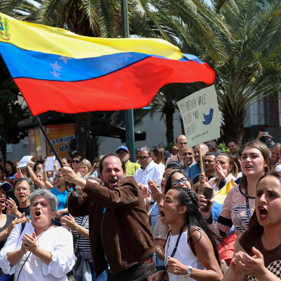 Reclamo de solidaridad boricua con los venezolanos