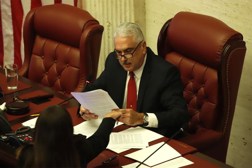 Rivera Schatz no adelantó la fecha de la reunión  con los senadores Juan Dalmau y Aníbal José Torres.  (archivo)
