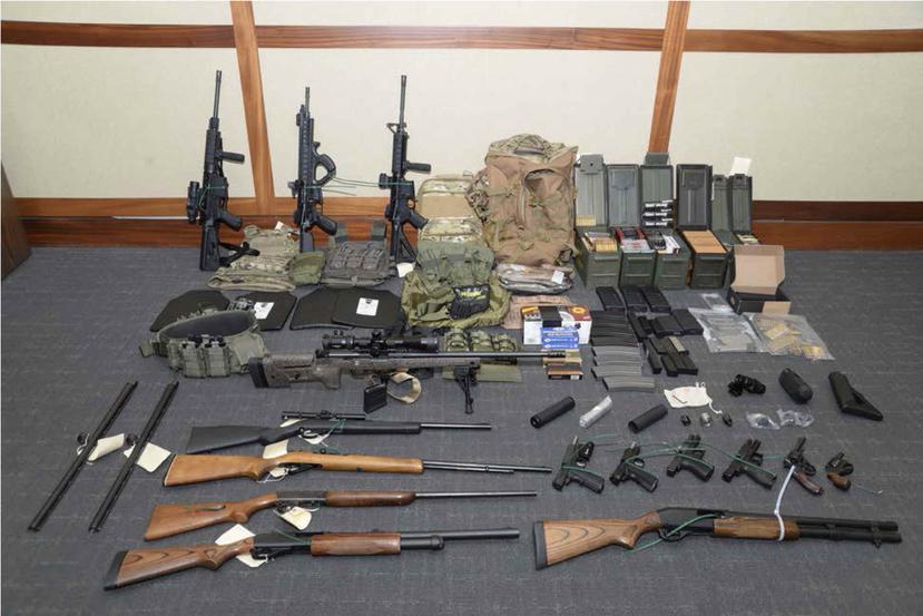 Imagen proporcionada por la corte federal de Maryland de armas de fuego y municiones. (U.S. District Court via AP)