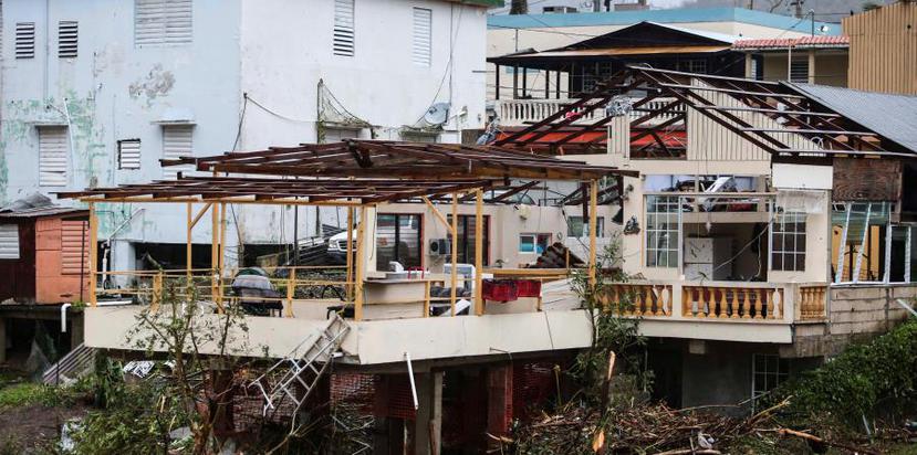 The neighbors of the central zone of the island were those who suffered more damage in their houses. (GFR Media)