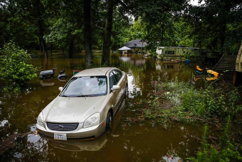El Servicio Nacional de Meteorología de EE.UU. emitió un "aviso de inundaciones" para el sureste de Texas, que se mantendrá vigente el resto de la jornada de hoy. (AP)