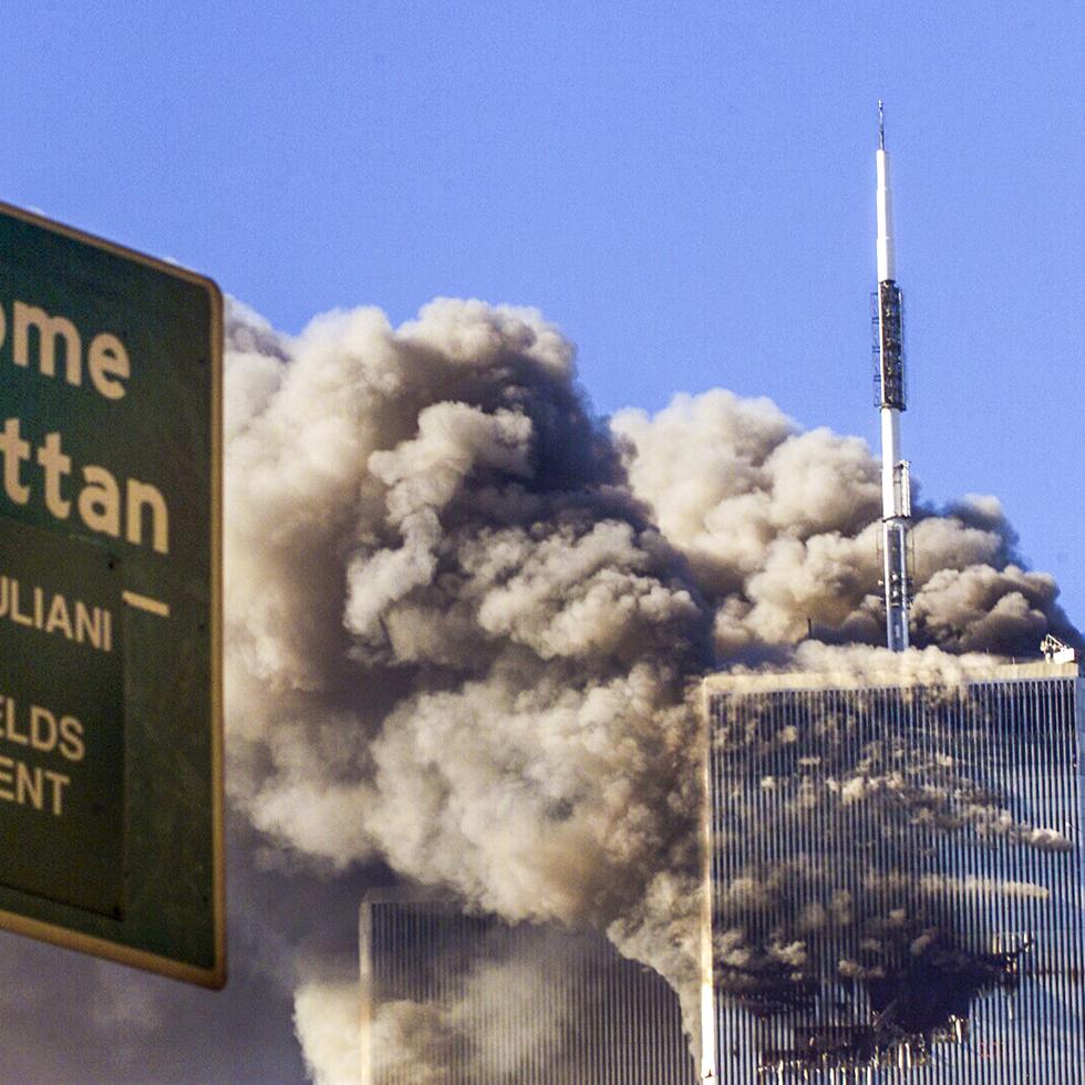Atentado terrorista al World Trade Center el 11 de septiembre de 2001.