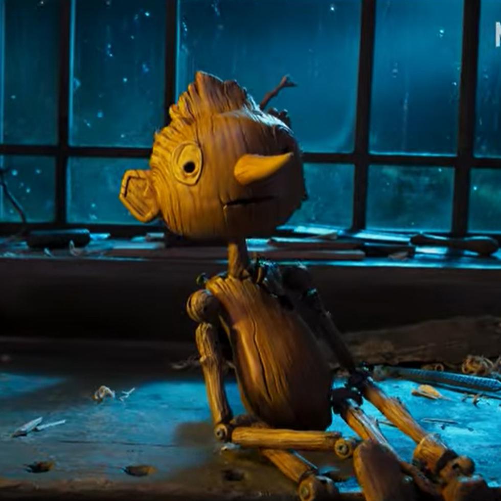 Imagen captada del tráiler de "Pinocchio" de Guillermo del Toro.