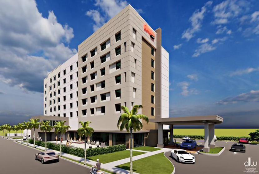 Imagen digitalizada del nuevo Hampton by Hilton en Ponce.