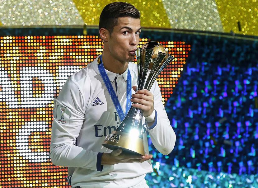 Cristiano Ronaldo, cuatro veces ganador del Balón de Oro, participó por videoconferencia para agradecer esta distinción. (Archivo/EFE)