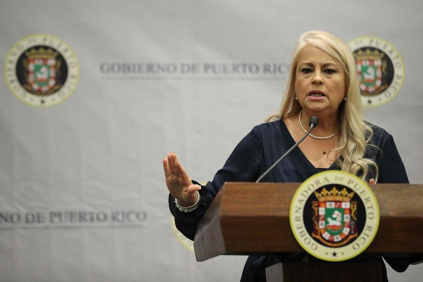 La gobernadora Wanda Vázquez.