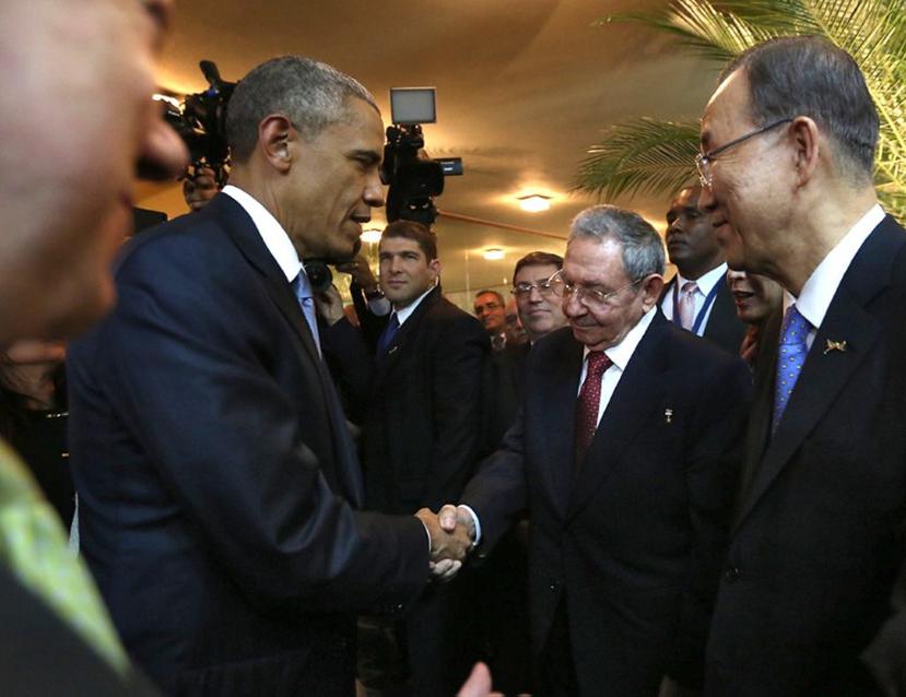 La reunión entre Obama y Castro llega casi cuatro meses después de que ambos presidentes anunciaran un acuerdo para el restablecimiento de relaciones diplomáticas que pone fin a más de cincuenta años de hostilidades.