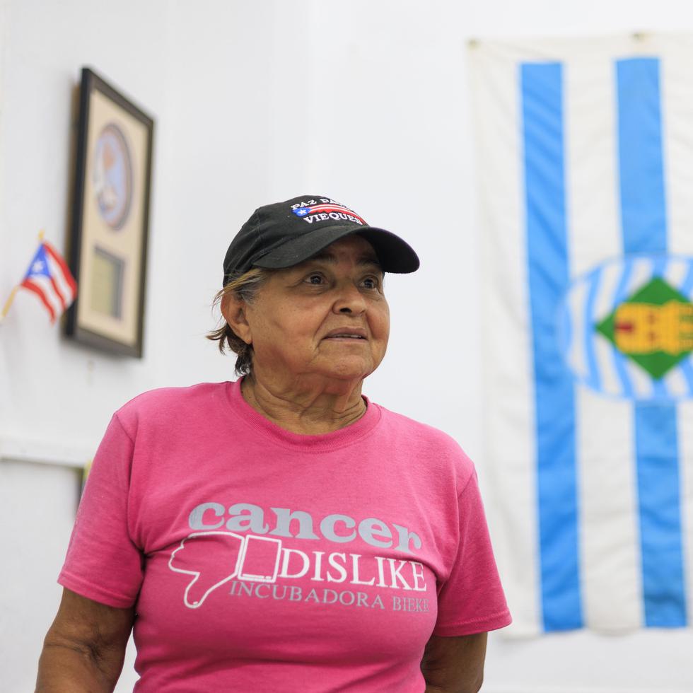 Natural de Vega Alta, Nilda Medina llegó a Vieques hace 40 años. (Ramón “Tonito” Zayas)